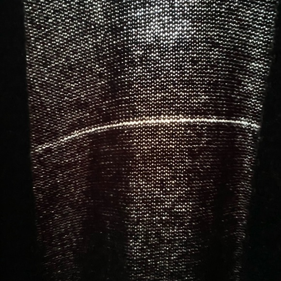 Zara Women Grey Drape Open Front Black Knit Sweater Cardigan Medium - Picture 8 of 8